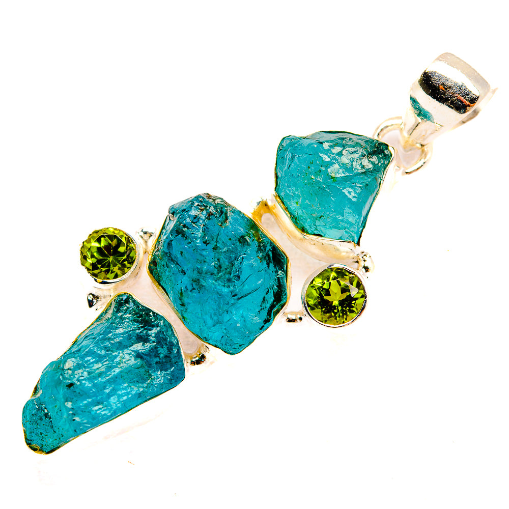 Apatite Pendants handcrafted by Anasilvercos - PD33412 - Photo 2