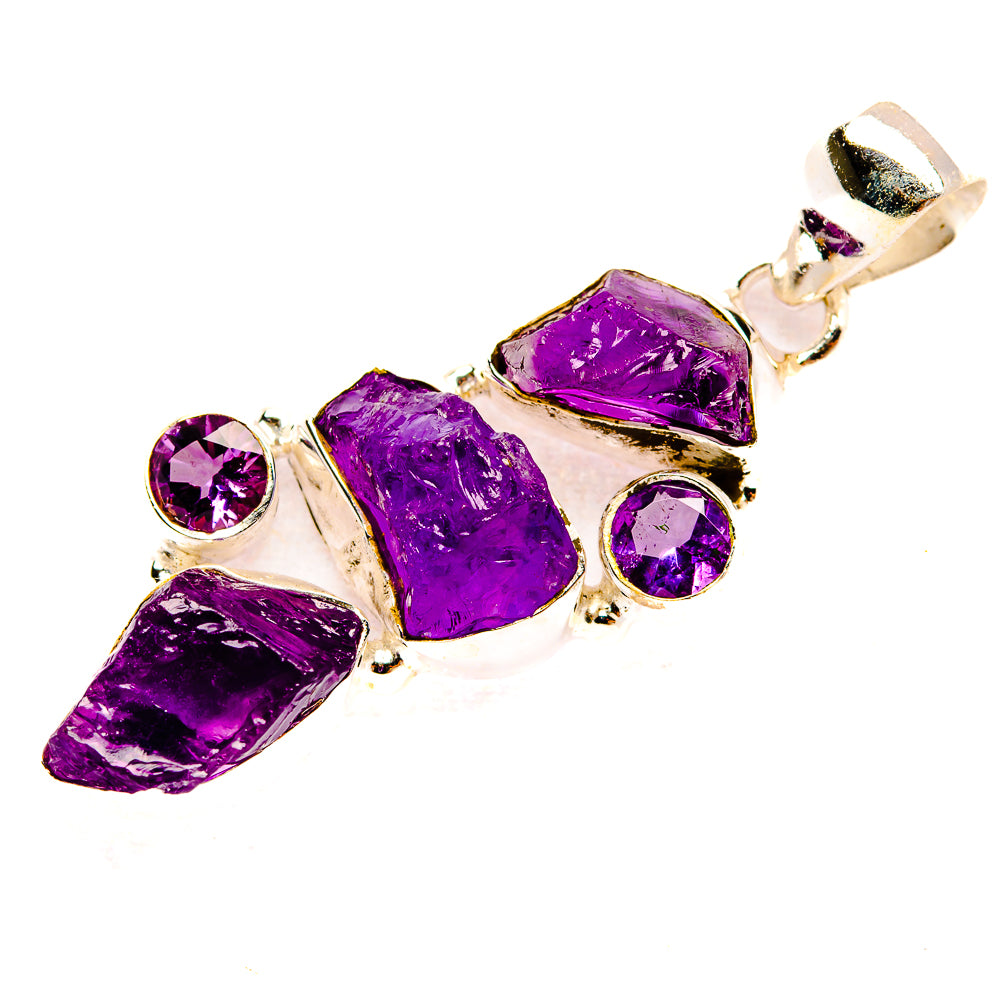 Amethyst Pendants handcrafted by Anasilvercos - PD33418 - Photo 2