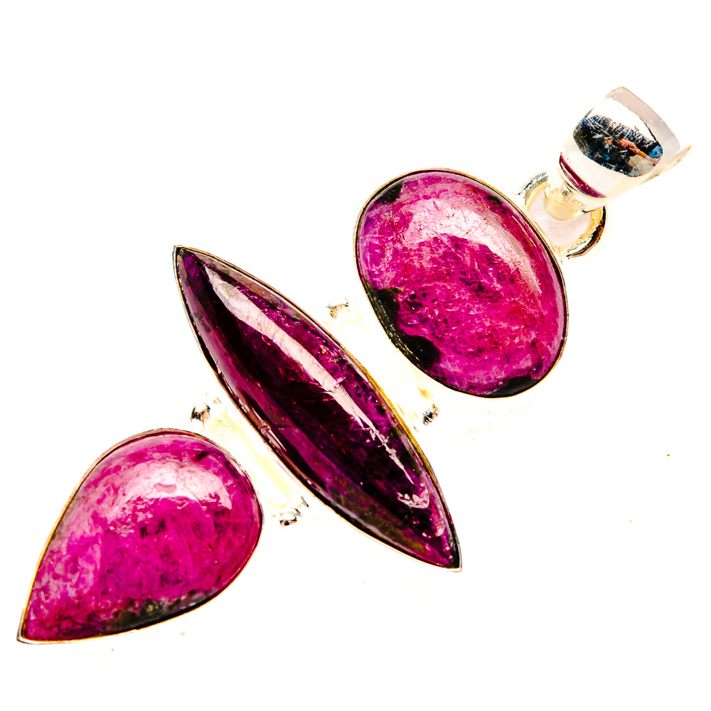 Russian Eudialyte Pendants handcrafted by Anasilvercos - PD33422 - Photo 2