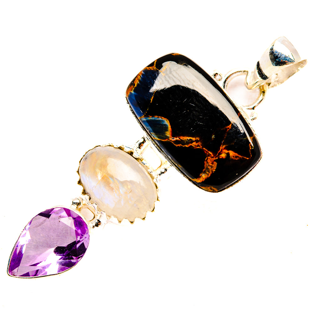 Pietersite Pendants handcrafted by Anasilvercos - PD33426 - Photo 2