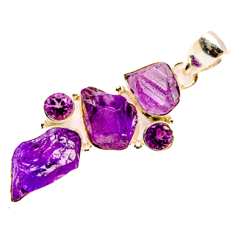 Amethyst Pendants handcrafted by Anasilvercos - PD33438 - Photo 2