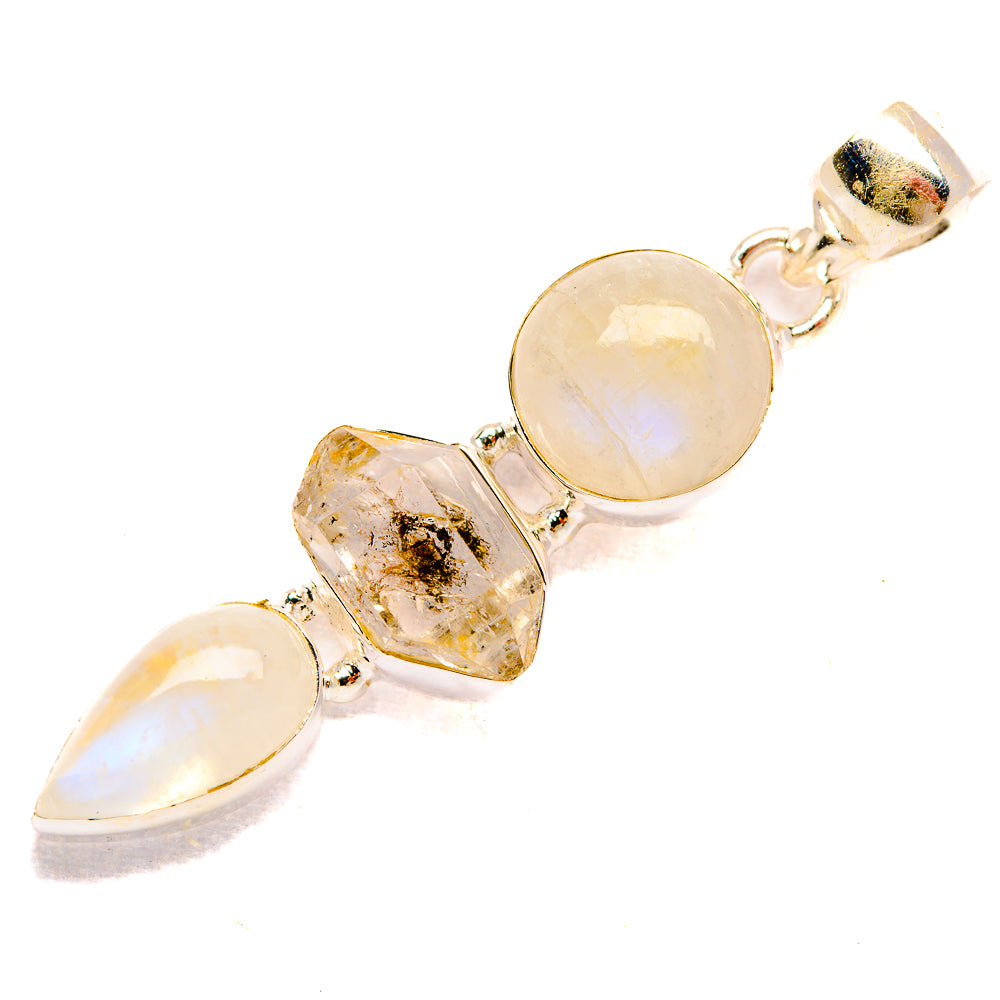 Herkimer Diamond Pendants handcrafted by Anasilvercos - PD33440 - Photo 2
