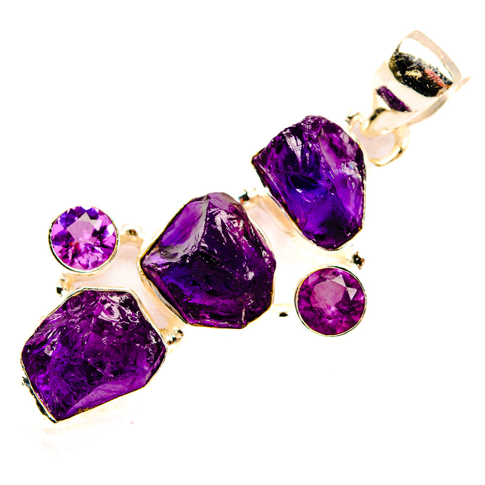 Amethyst Pendants handcrafted by Anasilvercos - PD33443 - Photo 2
