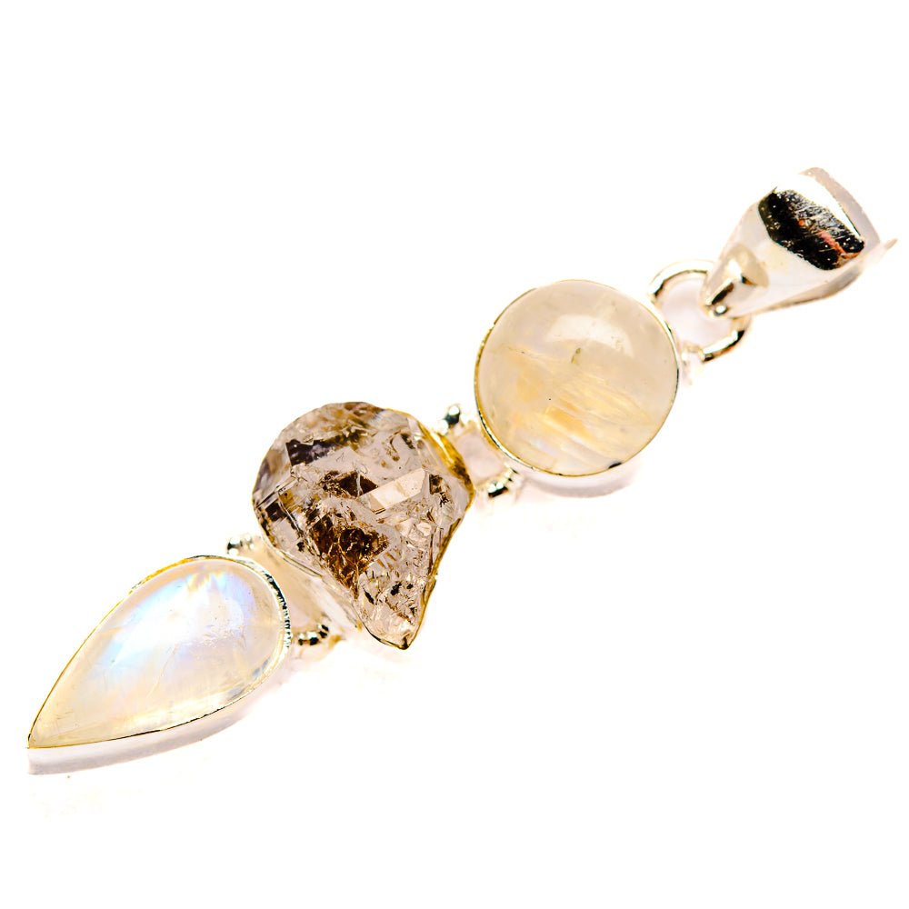 Herkimer Diamond Pendants handcrafted by Anasilvercos - PD33458 - Photo 2