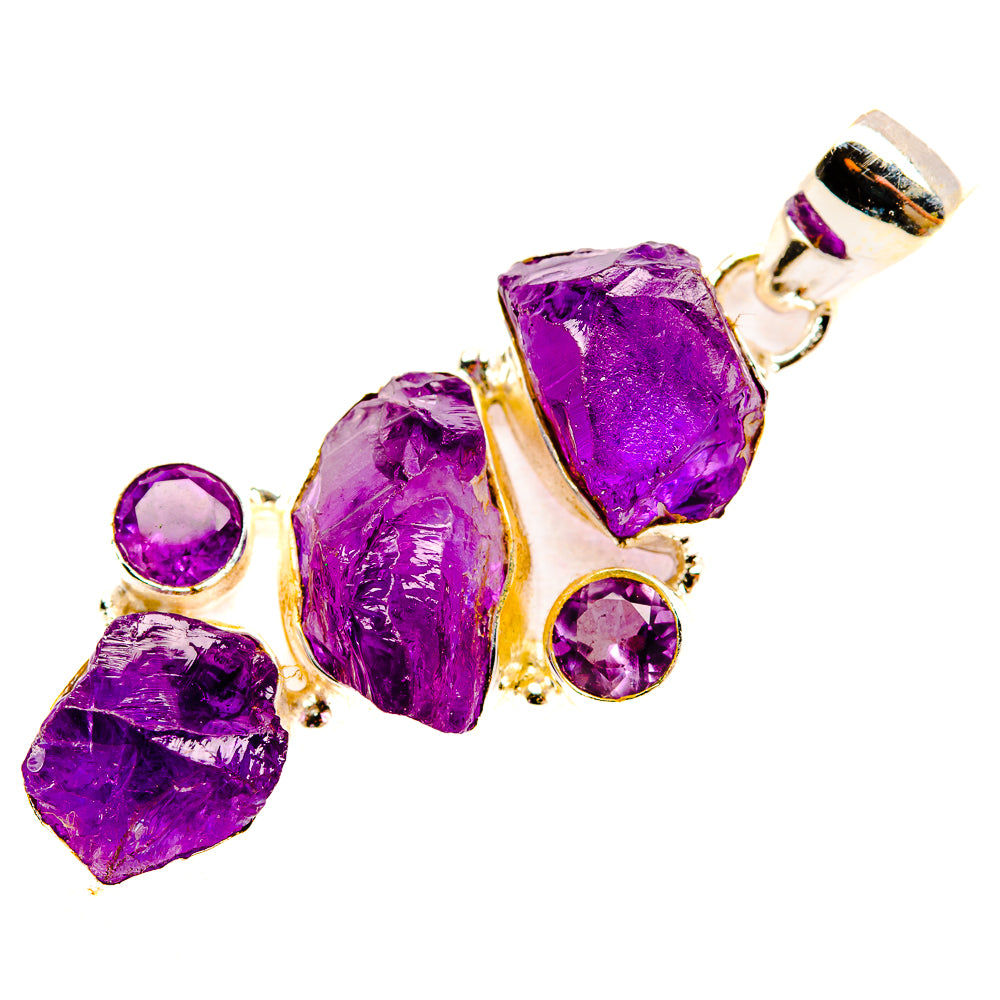 Amethyst Pendants handcrafted by Anasilvercos - PD33461 - Photo 2