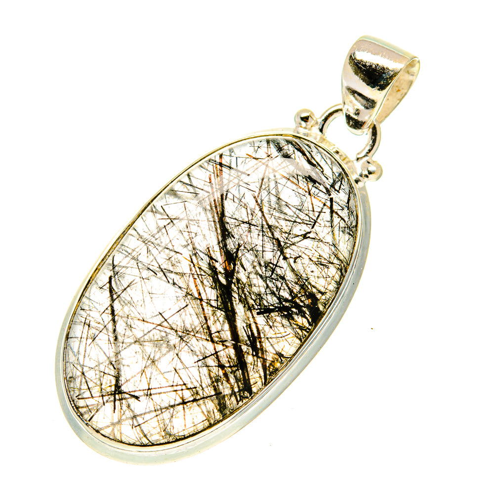 Tourmalinated Quartz Pendants handcrafted by Anasilvercos - PD3347