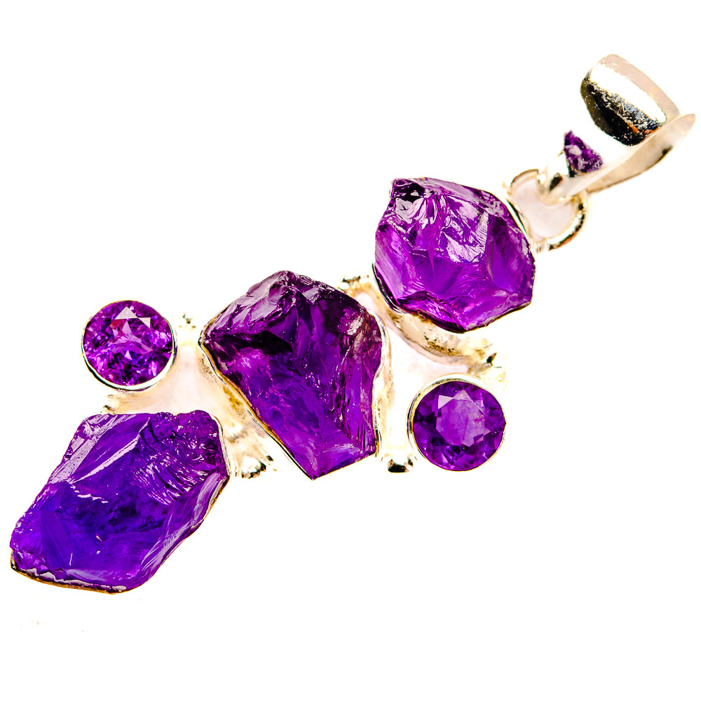 Amethyst Pendants handcrafted by Anasilvercos - PD33494 - Photo 2