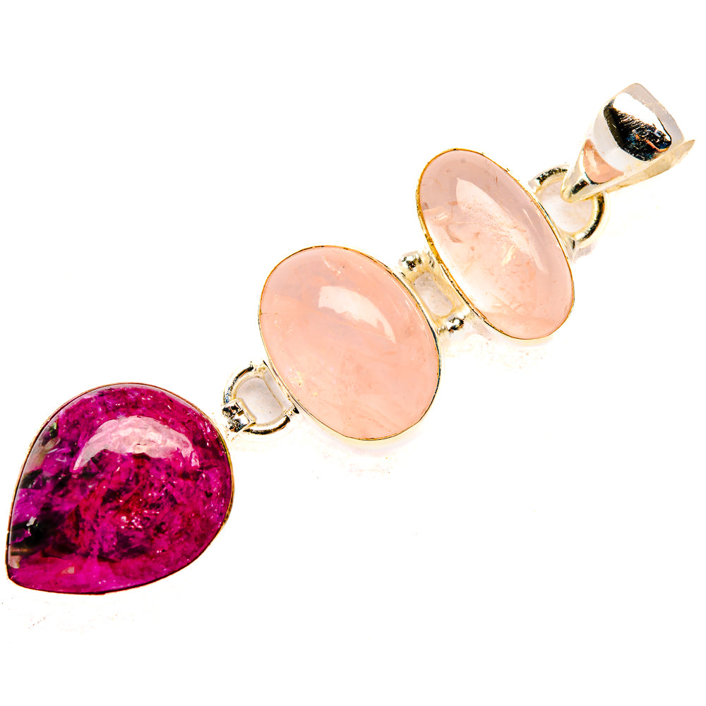 Russian Eudialyte Pendants handcrafted by Anasilvercos - PD33499 - Photo 2