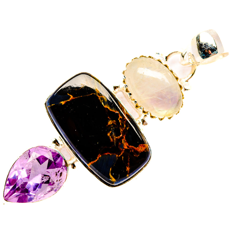 Pietersite Pendants handcrafted by Anasilvercos - PD33505 - Photo 2