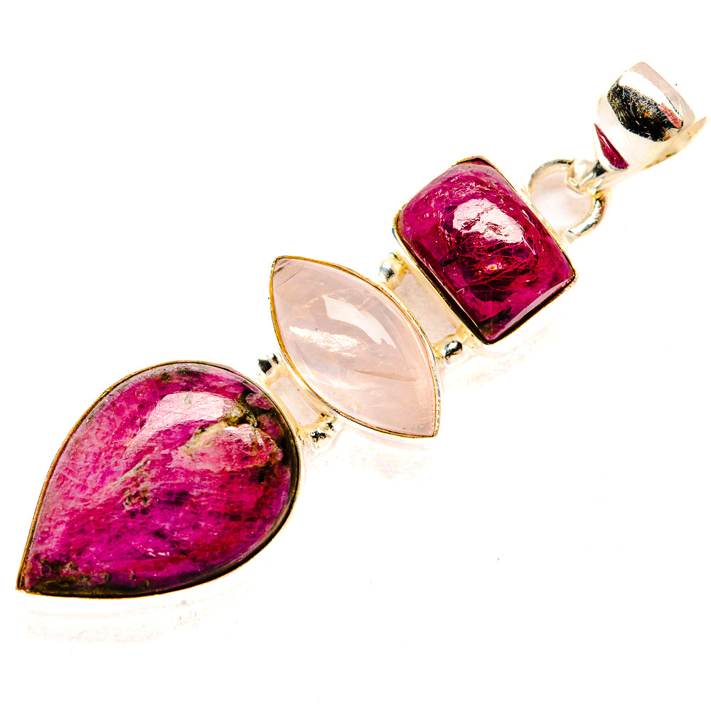 Russian Eudialyte Pendants handcrafted by Anasilvercos - PD33511 - Photo 2