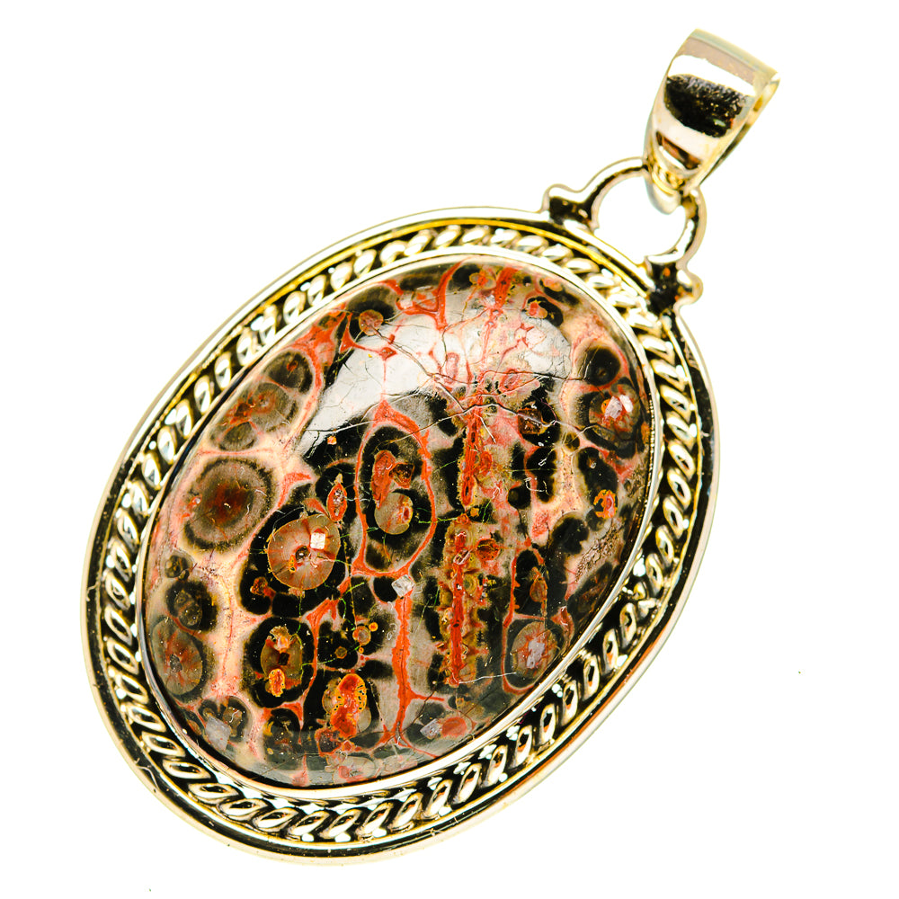 Poppy Jasper Pendants handcrafted by Anasilvercos - PD3352
