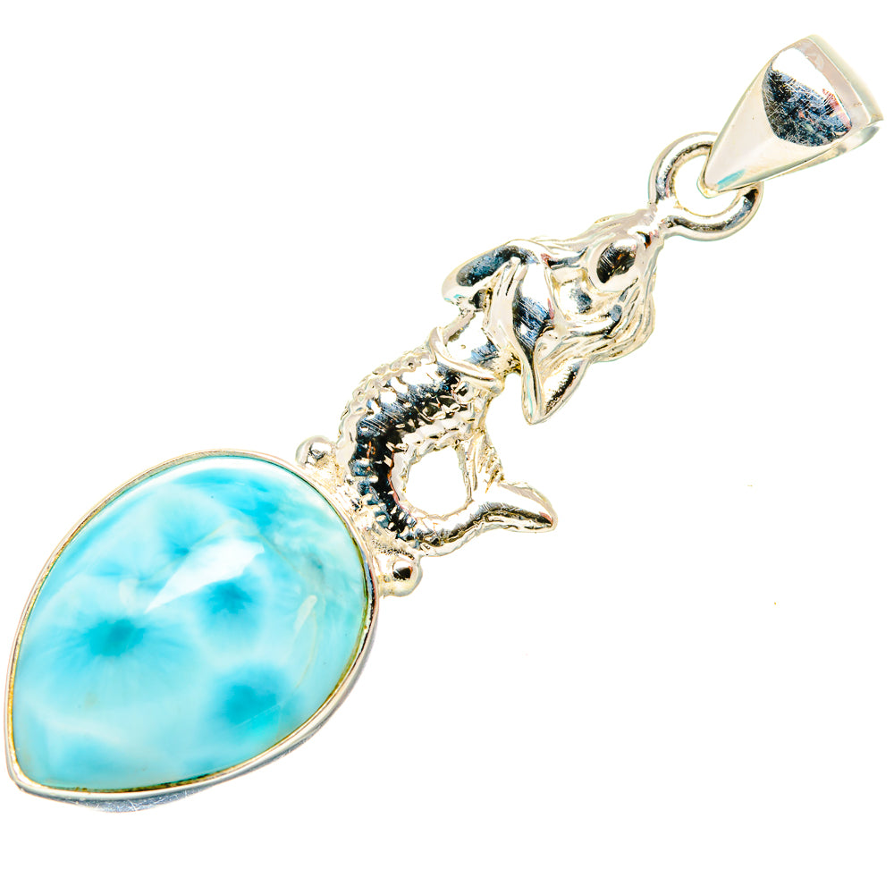 Larimar Pendants handcrafted by Anasilvercos - PD33523 - Photo 2