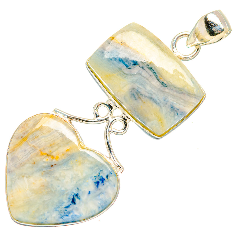 Blue Scheelite Pendants handcrafted by Anasilvercos - PD33534 - Photo 2