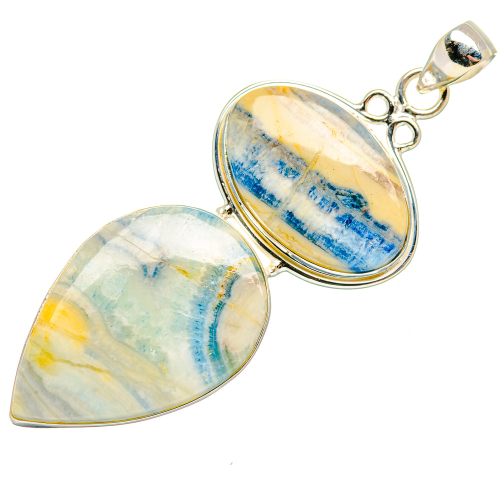 Blue Scheelite Pendants handcrafted by Anasilvercos - PD33536 - Photo 2