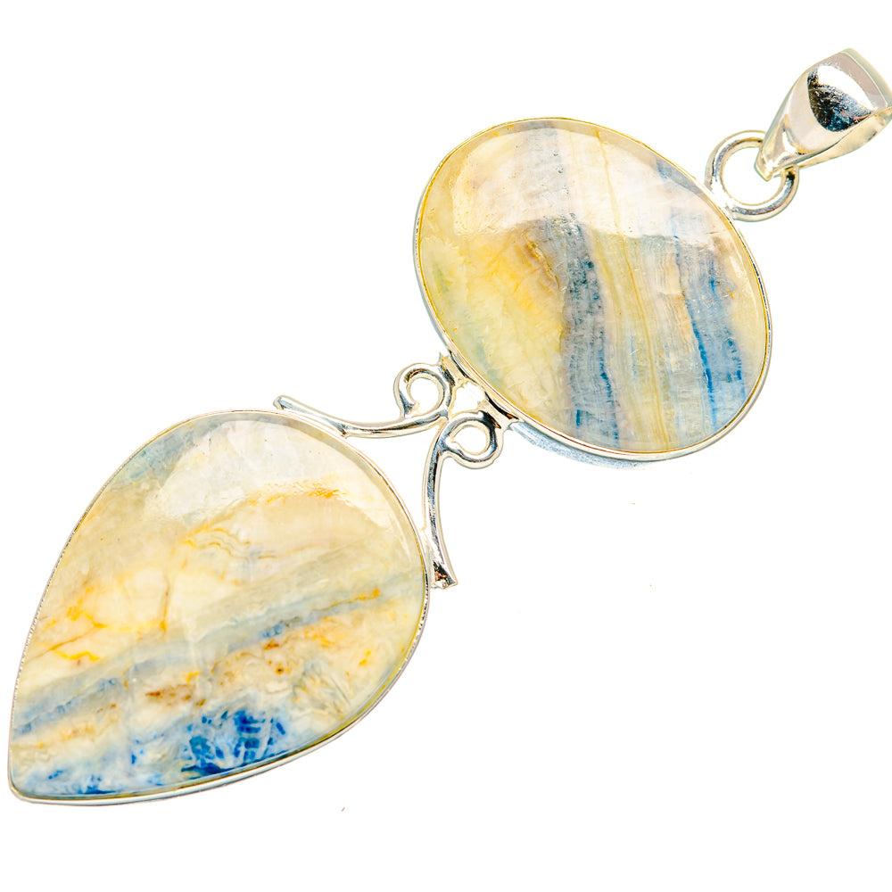 Blue Scheelite Pendants handcrafted by Anasilvercos - PD33537 - Photo 2