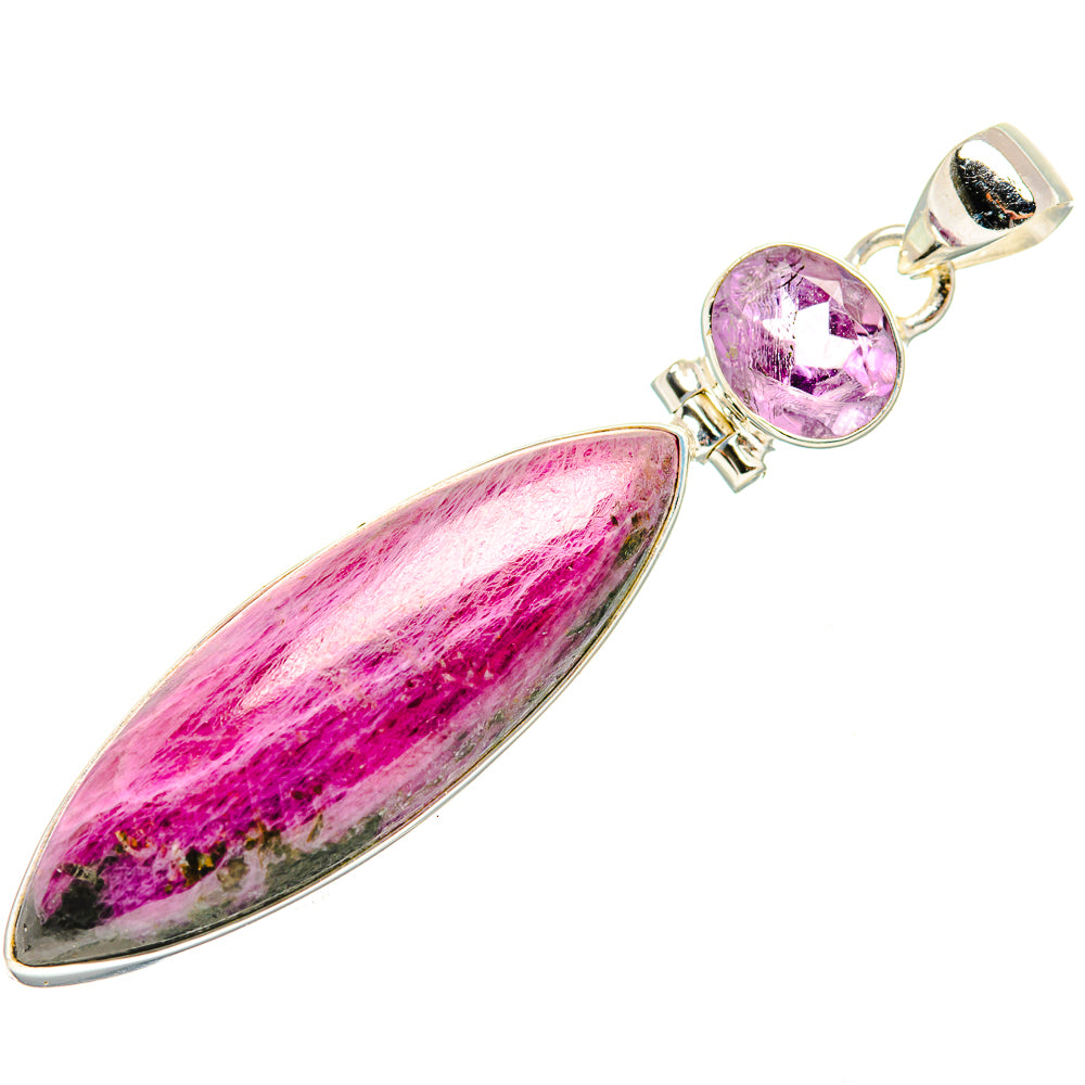 Ruby Fuchsite Pendants handcrafted by Anasilvercos - PD33541 - Photo 2