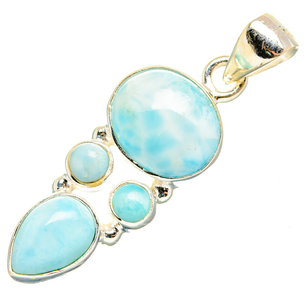 Larimar Pendants handcrafted by Anasilvercos - PD33542 - Photo 2