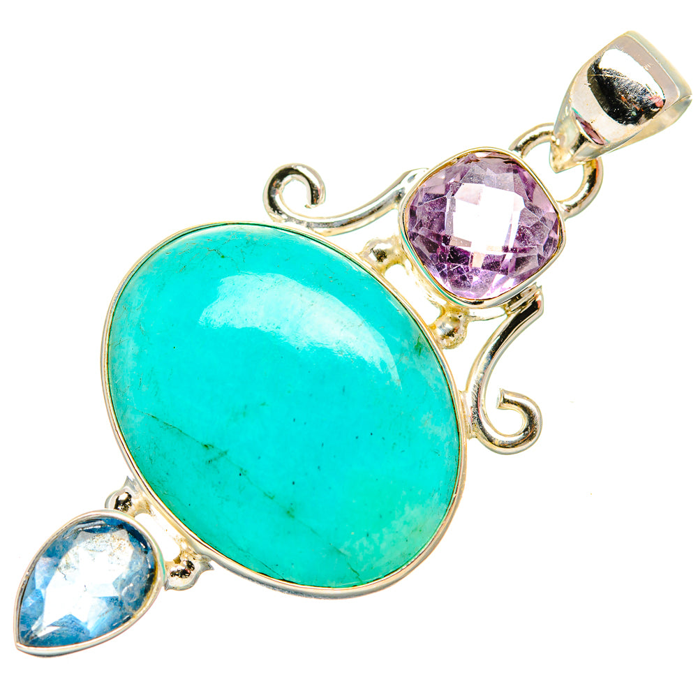 Amazonite Pendants handcrafted by Anasilvercos - PD33543 - Photo 2