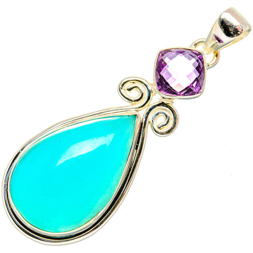 Amazonite Pendants handcrafted by Anasilvercos - PD33546 - Photo 2