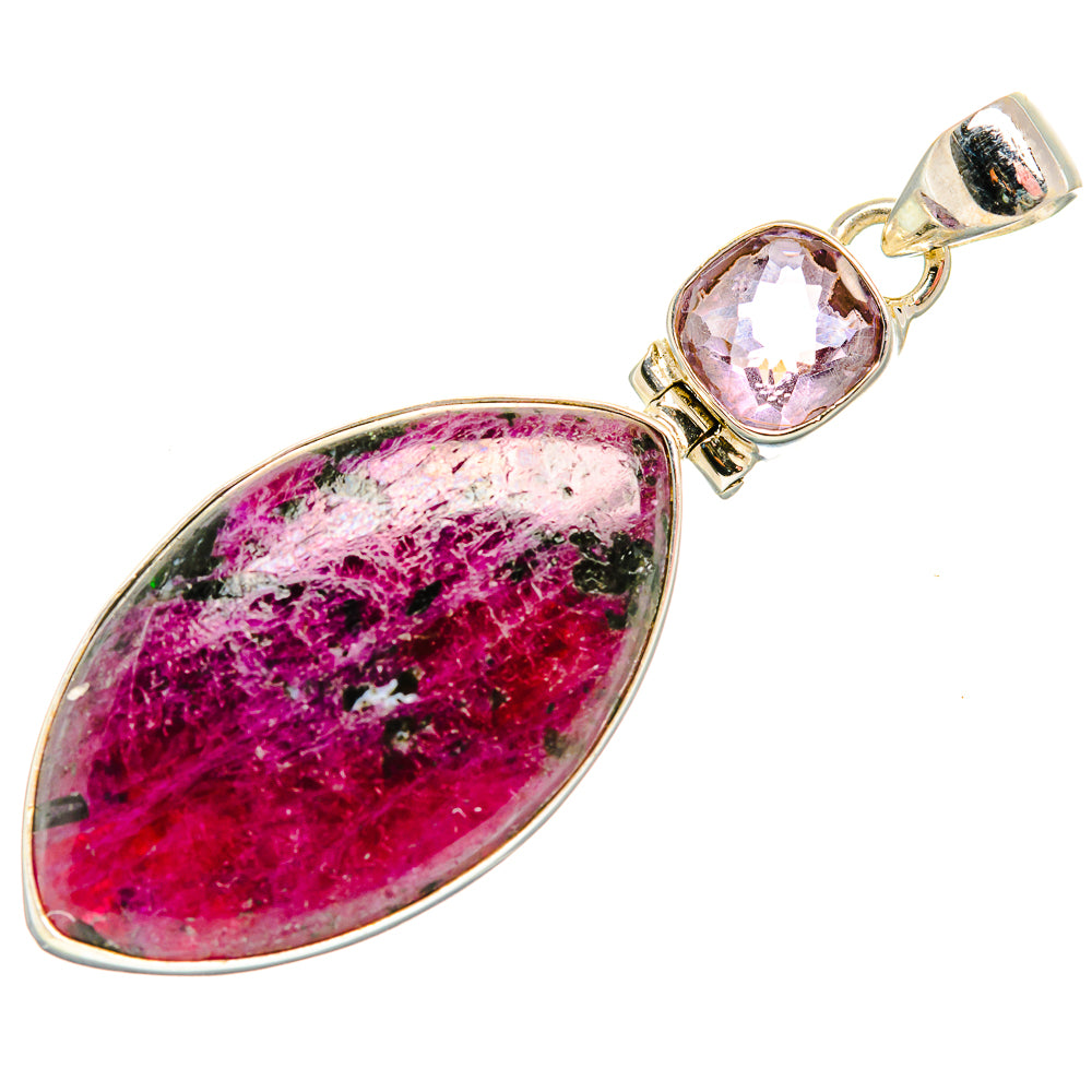 Russian Eudialyte Pendants handcrafted by Anasilvercos - PD33549 - Photo 2