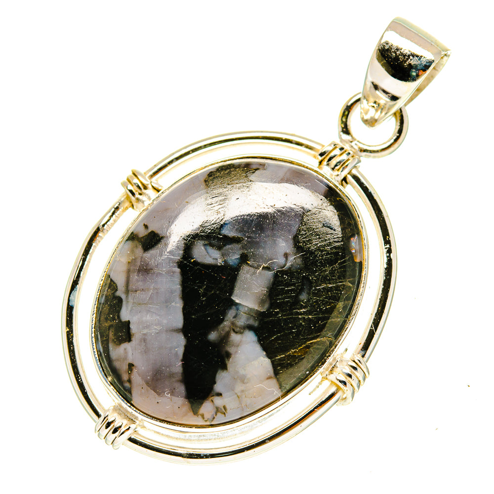 Gabbro Stone Pendants handcrafted by Anasilvercos - PD3355