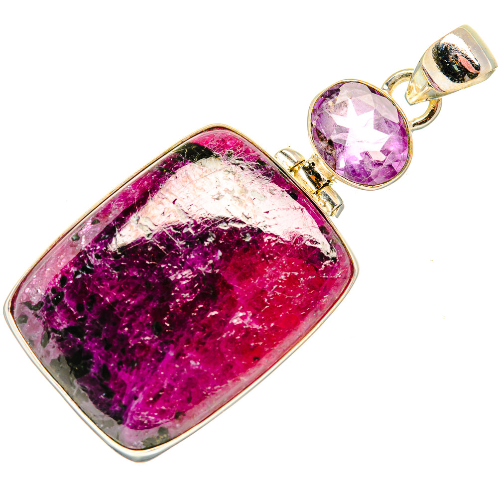 Russian Eudialyte Pendants handcrafted by Anasilvercos - PD33550 - Photo 2