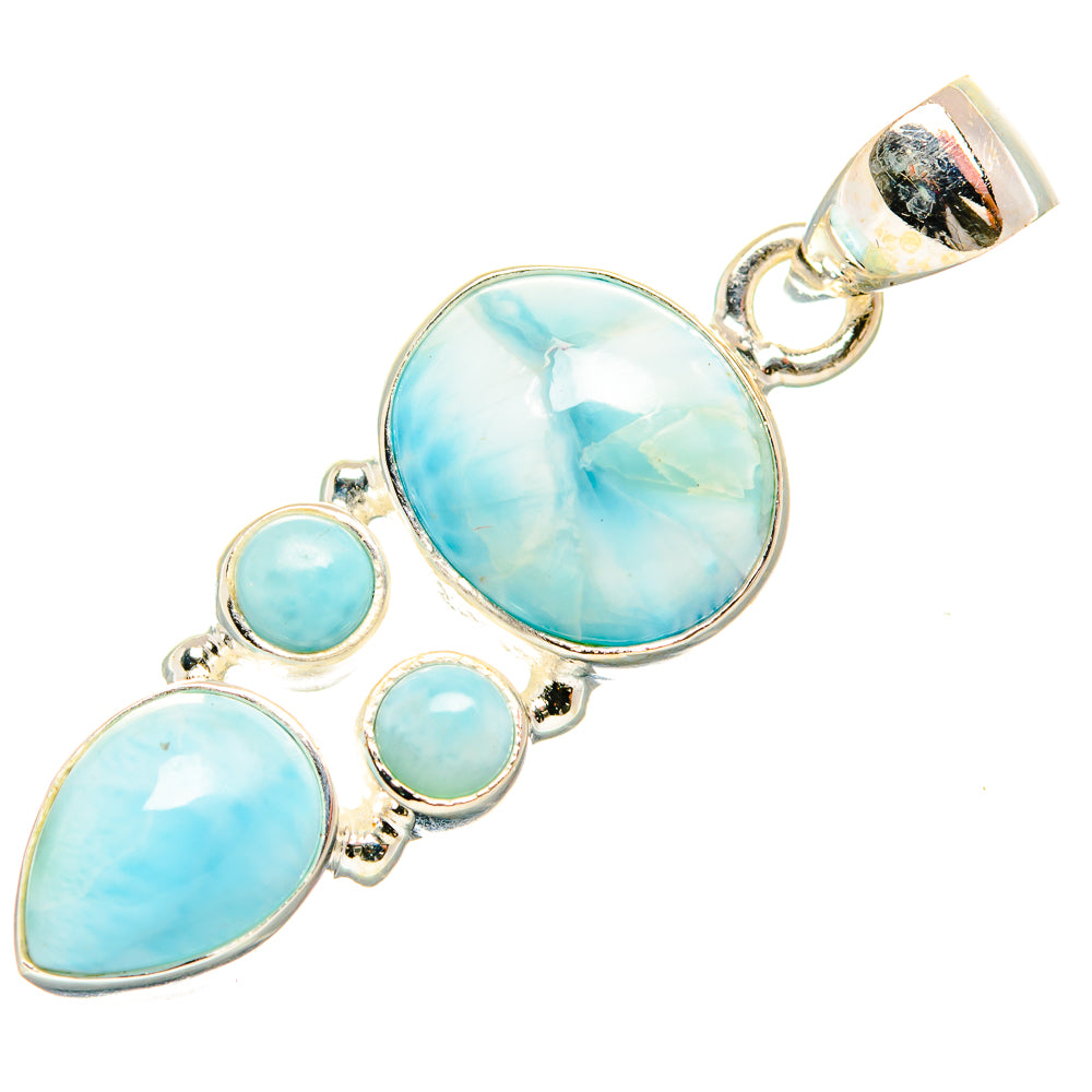 Larimar Pendants handcrafted by Anasilvercos - PD33556 - Photo 2