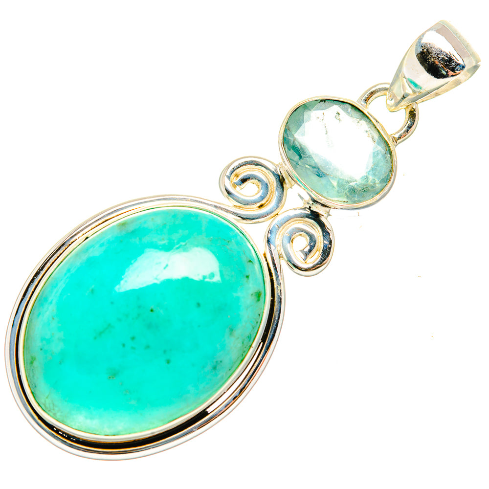 Amazonite Pendants handcrafted by Anasilvercos - PD33564 - Photo 2
