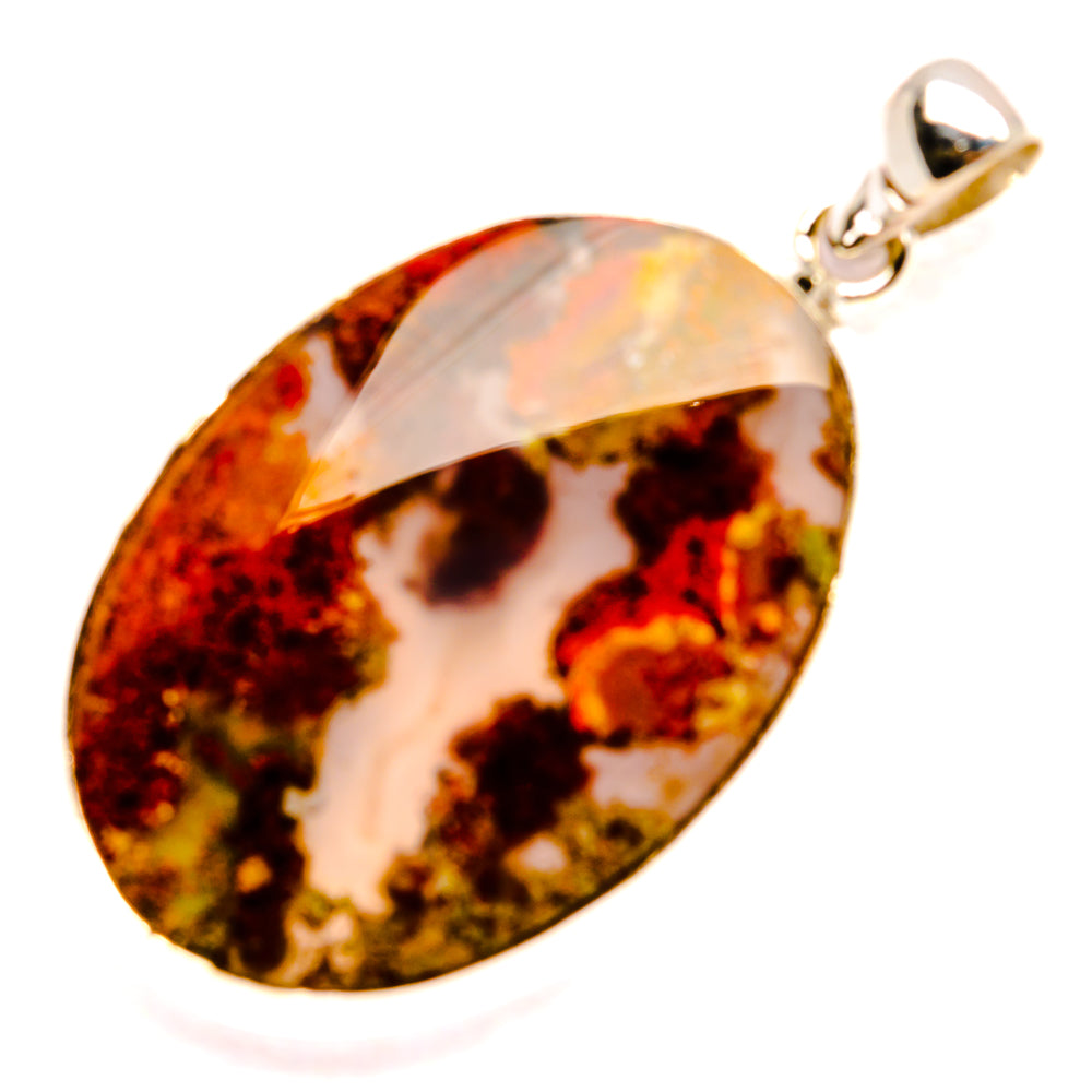 Indonesian Plume Agate Pendants handcrafted by Anasilvercos - PD33568 - Photo 2