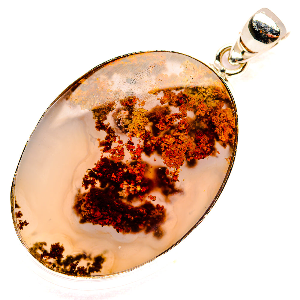 Indonesian Plume Agate Pendants handcrafted by Anasilvercos - PD33569 - Photo 2