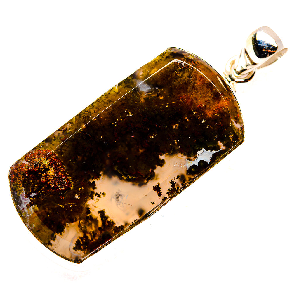Indonesian Plume Agate Pendants handcrafted by Anasilvercos - PD33576 - Photo 2