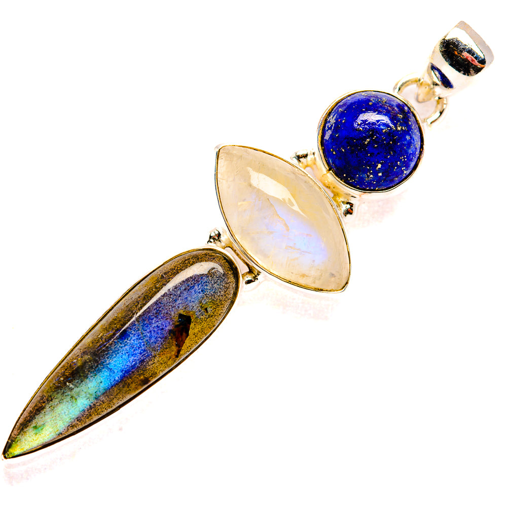 Labradorite Pendants handcrafted by Anasilvercos - PD33577 - Photo 2