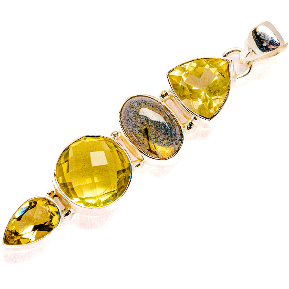 Citrine Pendants handcrafted by Anasilvercos - PD33581 - Photo 2