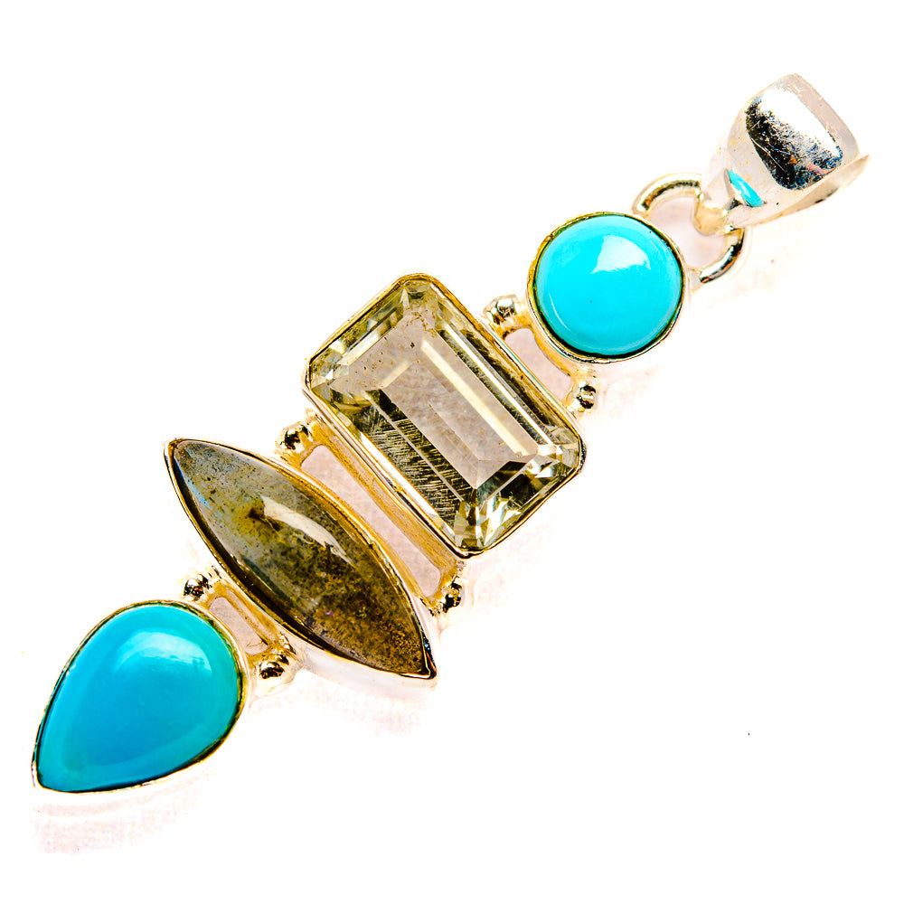 Labradorite Pendants handcrafted by Anasilvercos - PD33588 - Photo 2
