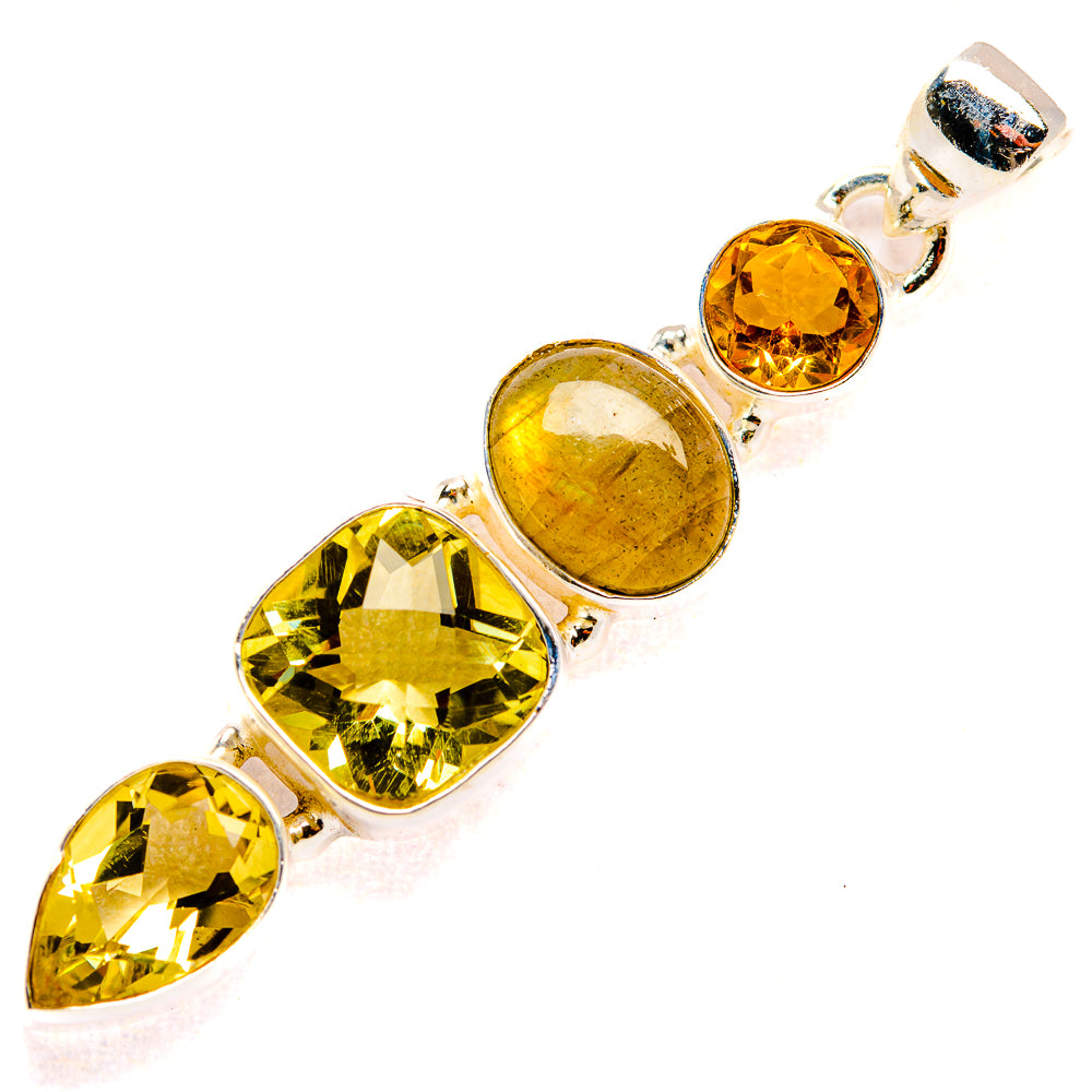 Citrine Pendants handcrafted by Anasilvercos - PD33592 - Photo 2