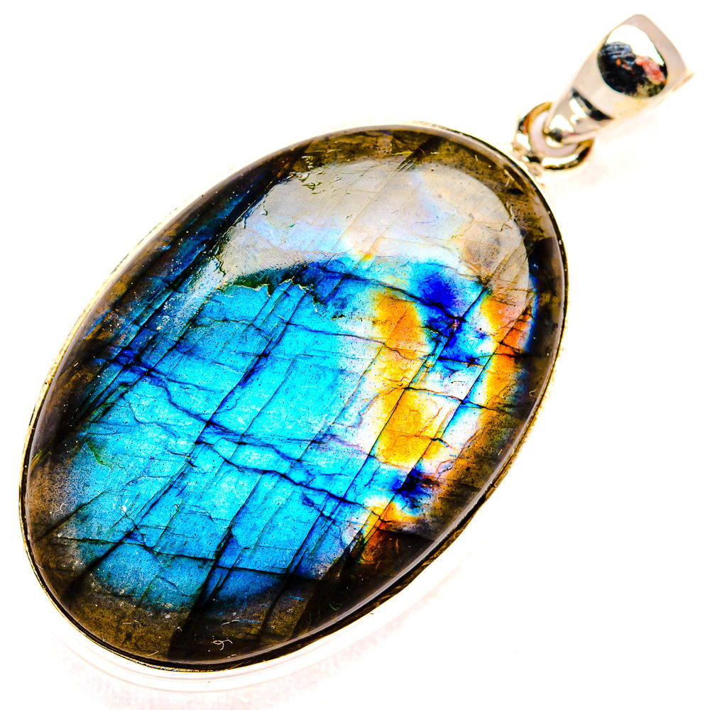 Labradorite Pendants handcrafted by Anasilvercos - PD33601 - Photo 2