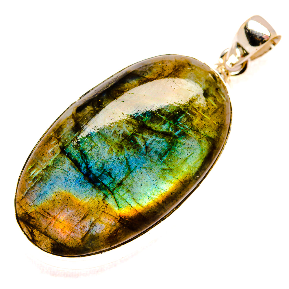 Labradorite Pendants handcrafted by Anasilvercos - PD33605 - Photo 2