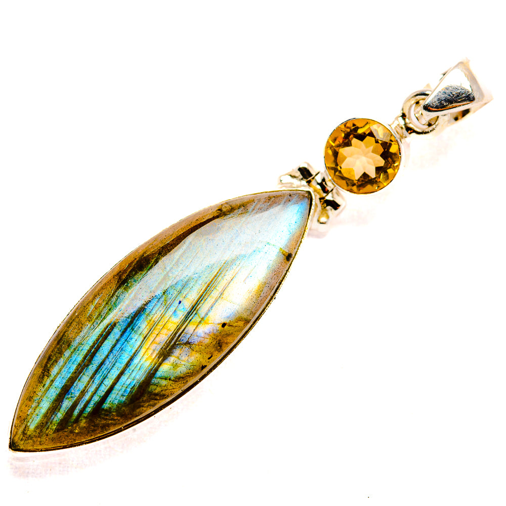 Labradorite Pendants handcrafted by Anasilvercos - PD33606 - Photo 2