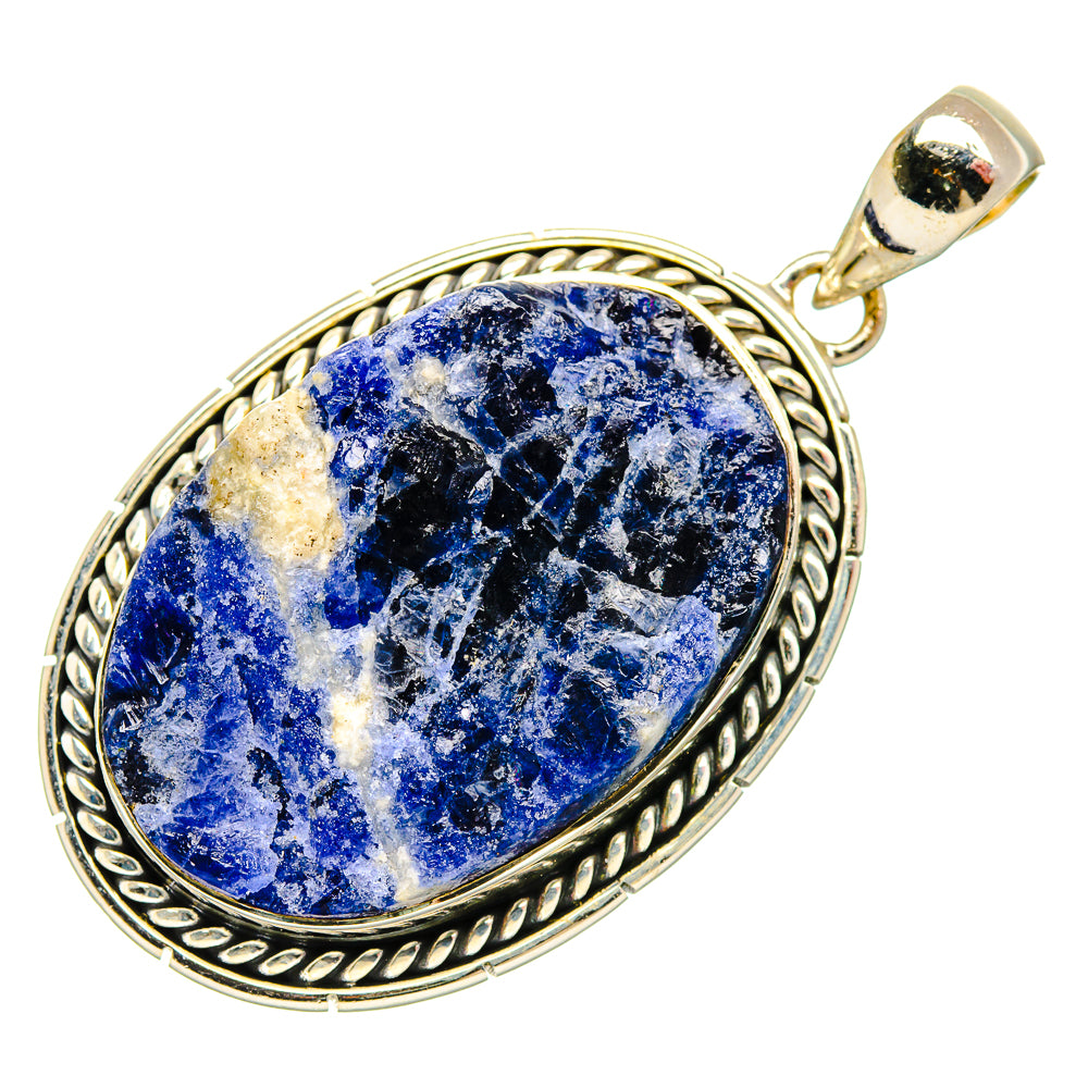 Sodalite Pendants handcrafted by Anasilvercos - PD33614 - Photo 2