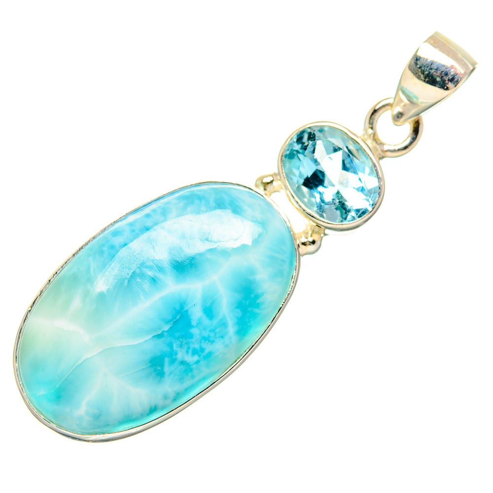 Larimar Pendants handcrafted by Anasilvercos - PD33620 - Photo 2
