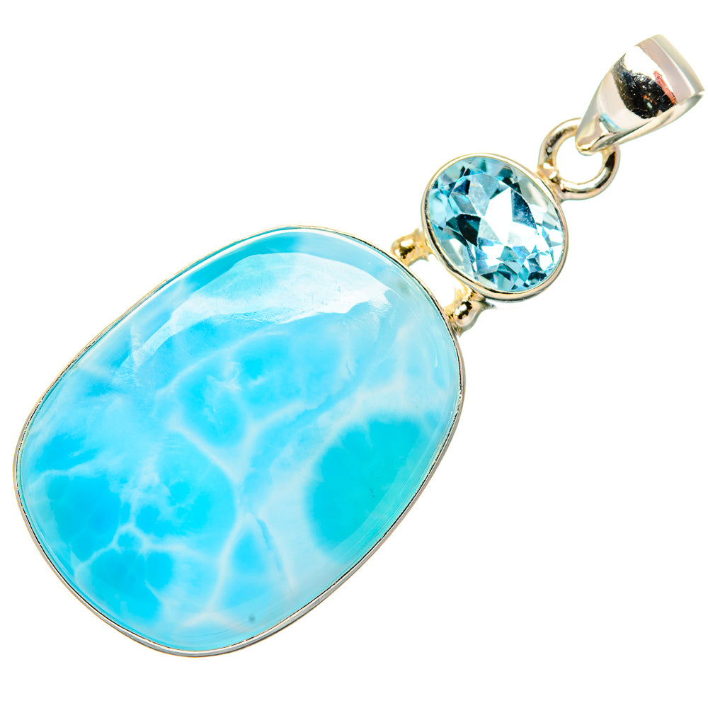 Larimar Pendants handcrafted by Anasilvercos - PD33621 - Photo 2
