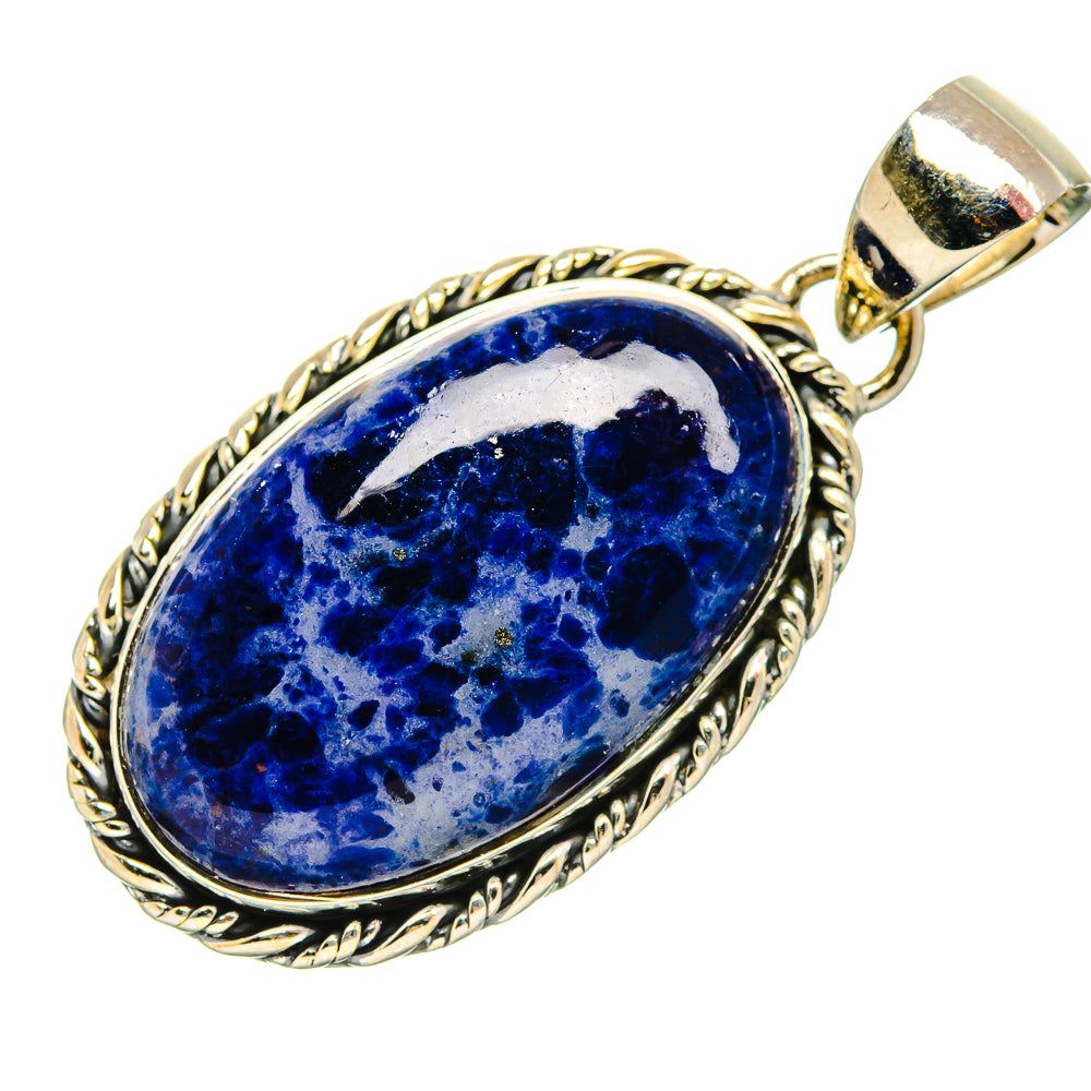 Sodalite Pendants handcrafted by Anasilvercos - PD33622 - Photo 2