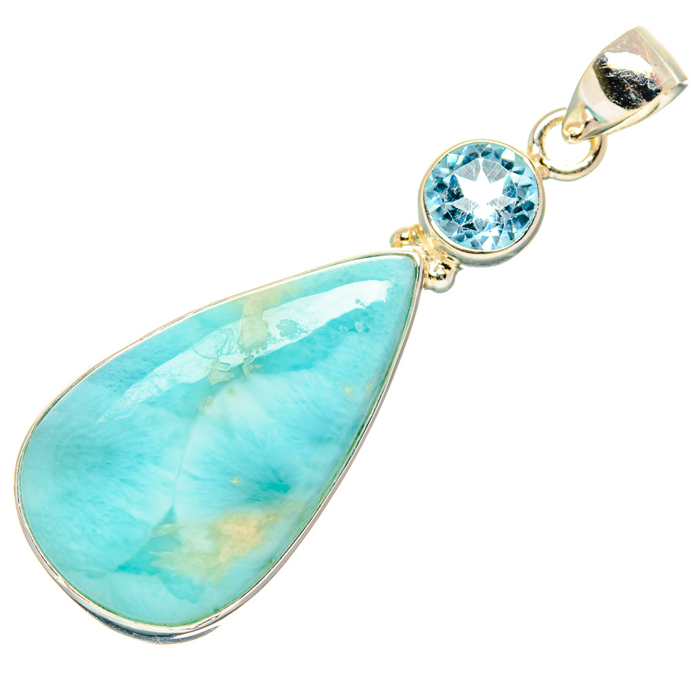 Larimar Pendants handcrafted by Anasilvercos - PD33625 - Photo 2
