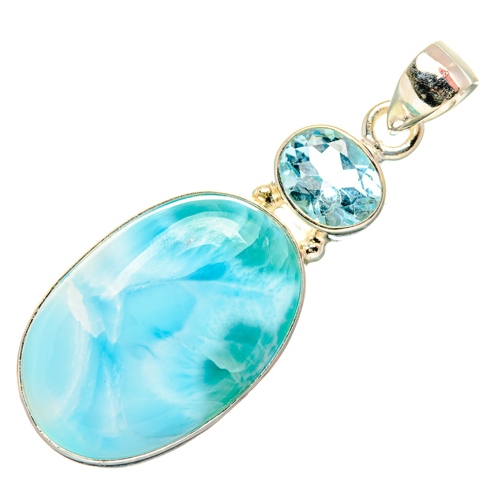 Larimar Pendants handcrafted by Anasilvercos - PD33626 - Photo 2