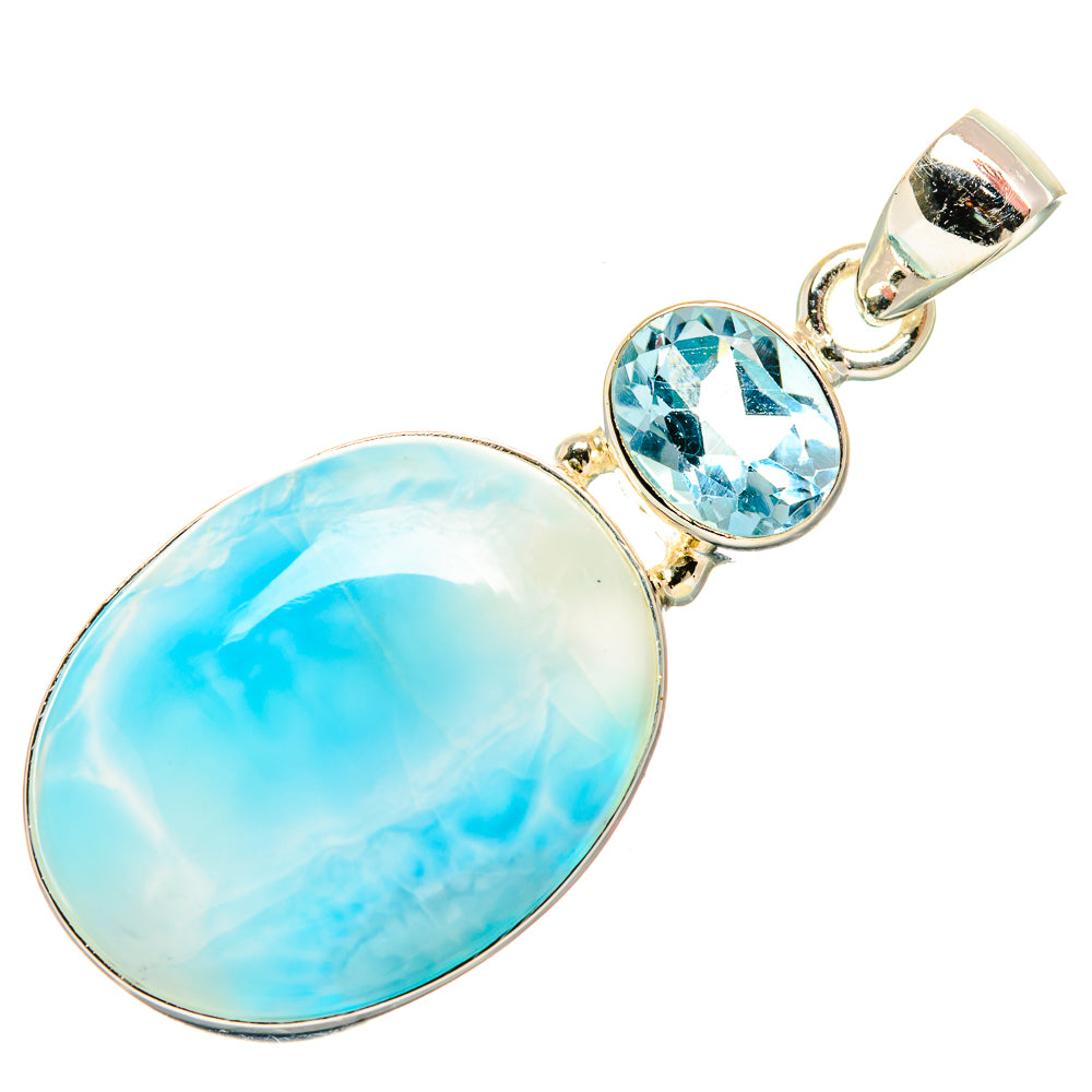 Larimar Pendants handcrafted by Anasilvercos - PD33635 - Photo 2