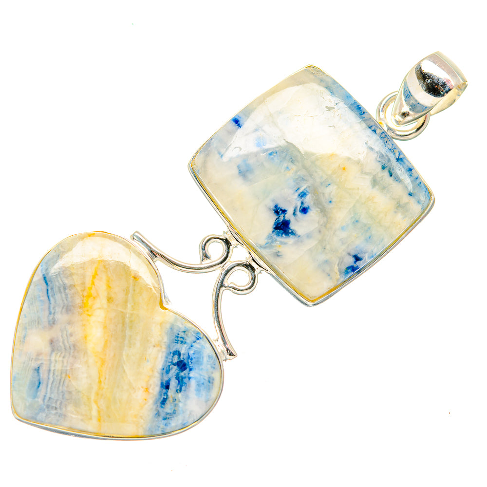 Blue Scheelite Pendants handcrafted by Anasilvercos - PD33658 - Photo 2
