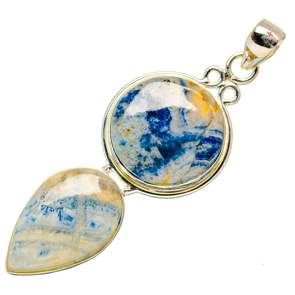 Blue Scheelite Pendants handcrafted by Anasilvercos - PD33663 - Photo 2