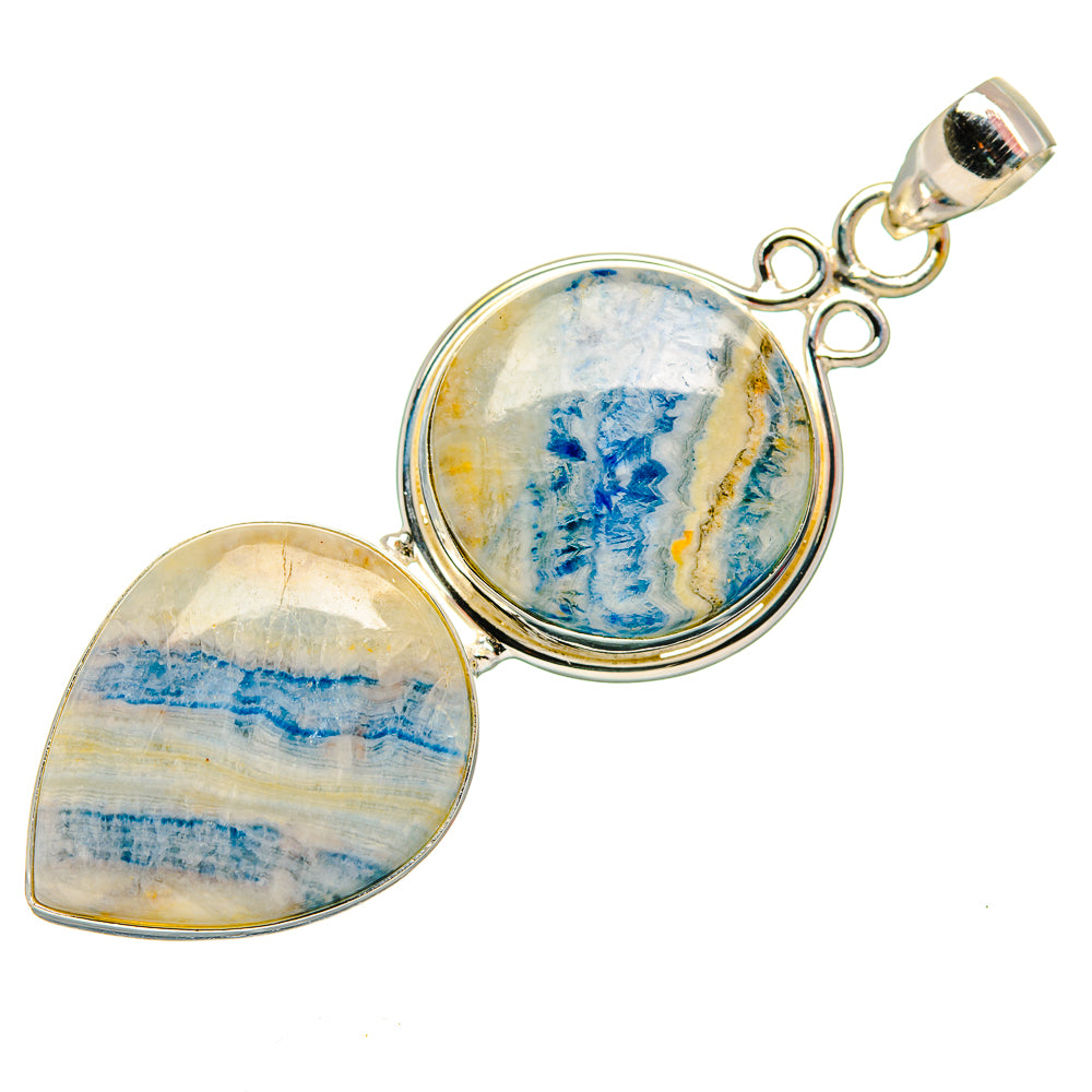 Blue Scheelite Pendants handcrafted by Anasilvercos - PD33664 - Photo 2