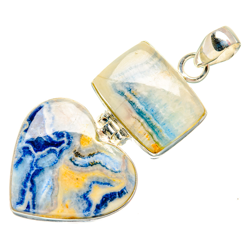 Blue Scheelite Pendants handcrafted by Anasilvercos - PD33668 - Photo 2