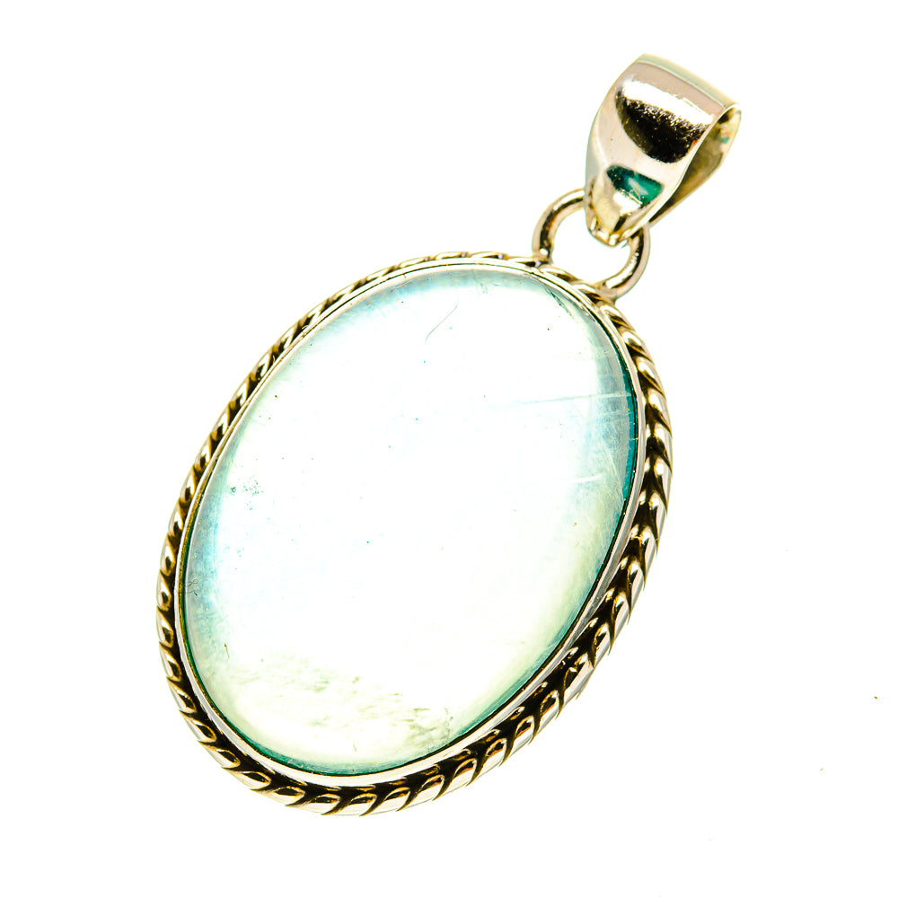 Blue Fluorite Pendants handcrafted by Anasilvercos - PD3367